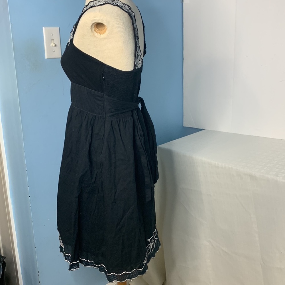 Free People Black Embroidered Dress - Picture 2 of 9